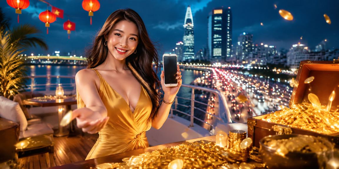 Người dùng TP. Hồ Chí Minh chơi casino và jackpot qua ứng dụng di động tại lễ hội