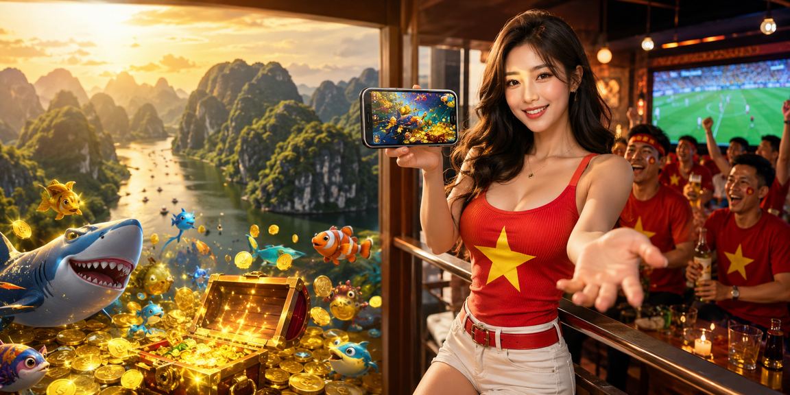 Người dùng tại Ninh Bình chơi casino và jackpot trên di động giữa thiên nhiên
